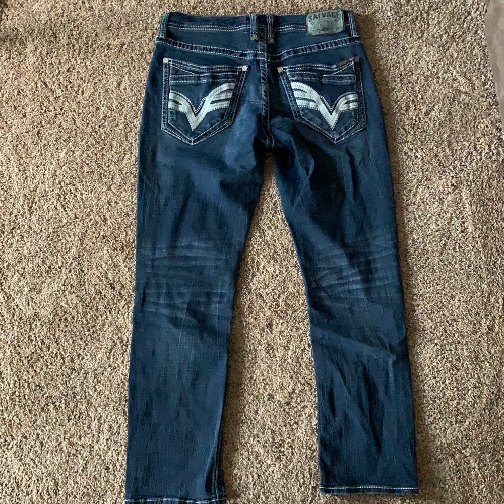 Men’s Buckle Salvage Straight Jeans